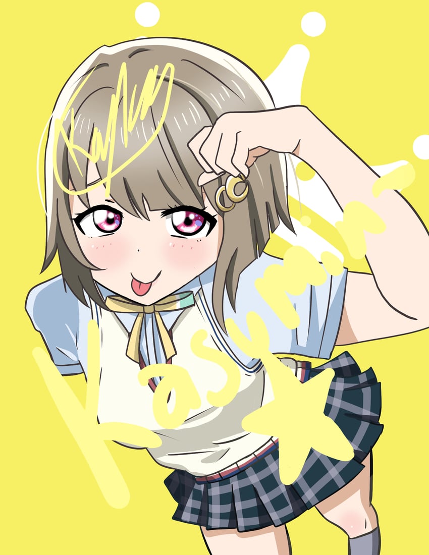 nakasu kasumi and kayli mills (love live! and 1 more) drawn by kayli_mills_(artist)