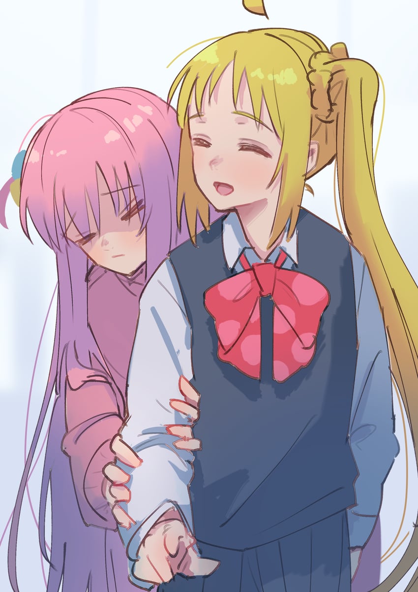 gotoh hitori and ijichi nijika (bocchi the rock!) drawn by re24