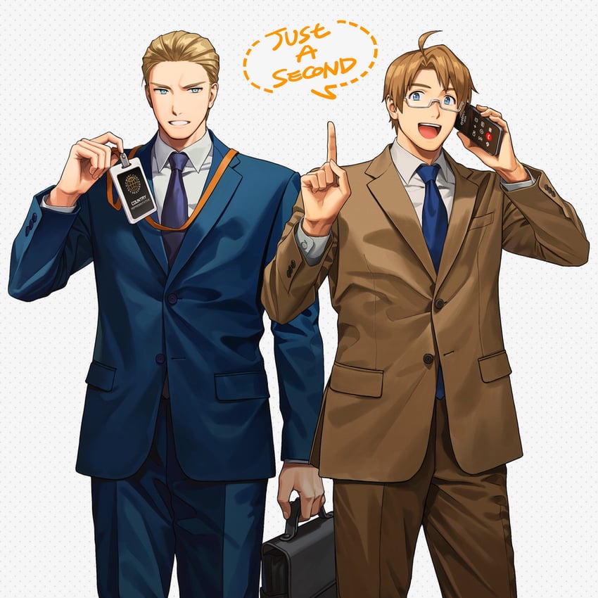 america and germany (axis powers hetalia) drawn by to@st