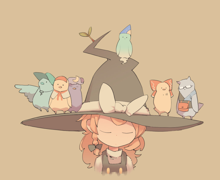 hakurei reimu, kirisame marisa, alice margatroid, patchouli knowledge, kawashiro nitori, and 2 more (touhou) drawn by koukou_(climacool)