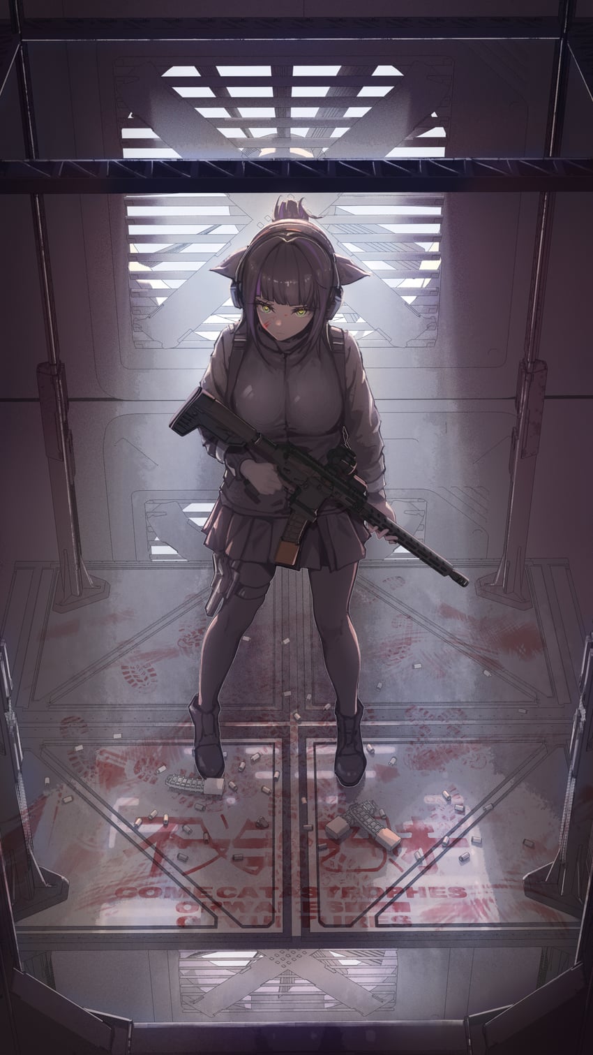 jessica and jessica the liberated (arknights) drawn by gao_guangyue