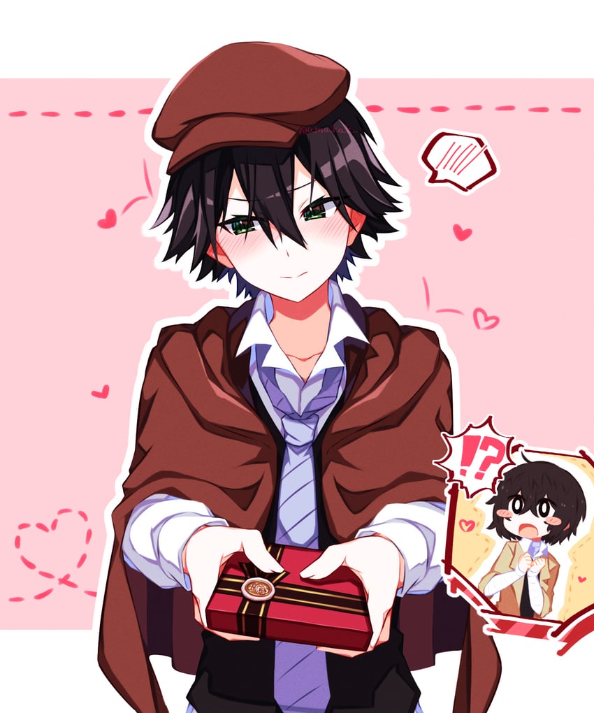 dazai osamu and edogawa ranpo (bungou stray dogs) drawn by kinorink