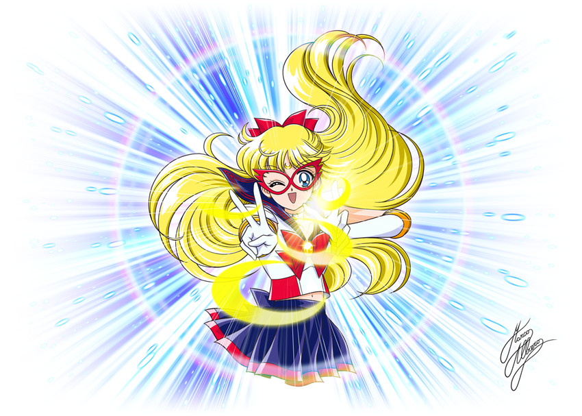 aino minako and sailor v (bishoujo senshi sailor moon and 1 more) drawn by marco_albiero