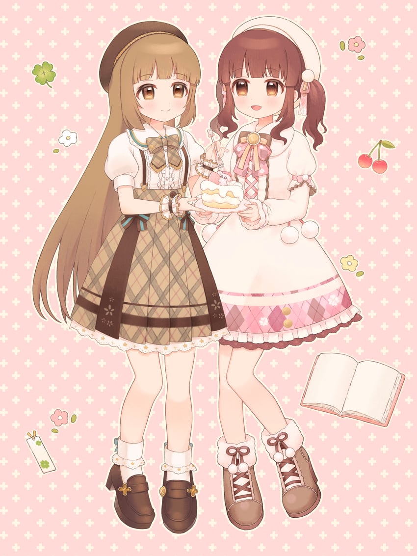 ogata chieri and yorita yoshino (idolmaster and 1 more) drawn by dokodemonai