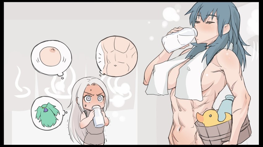 female byleth and edelgard von hresvelg (fire emblem and 1 more) drawn by mikoyan