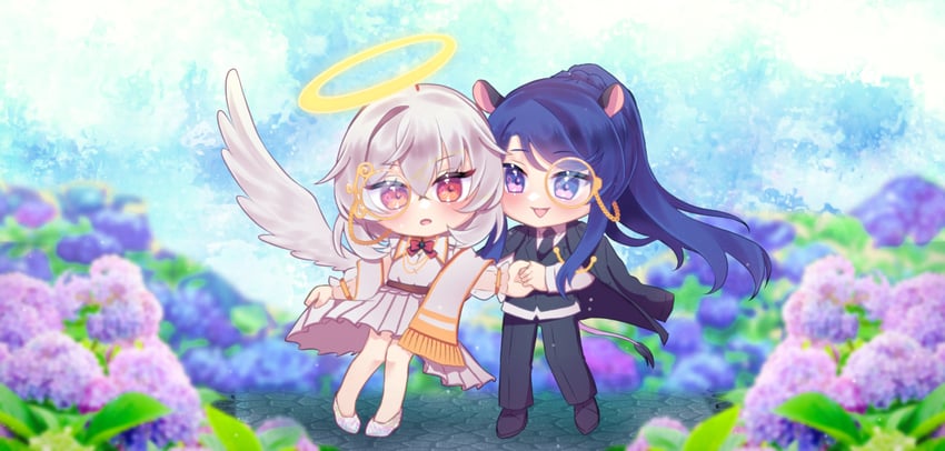 kishin sagume and doremy sweet (touhou and 1 more) drawn by sakikagami