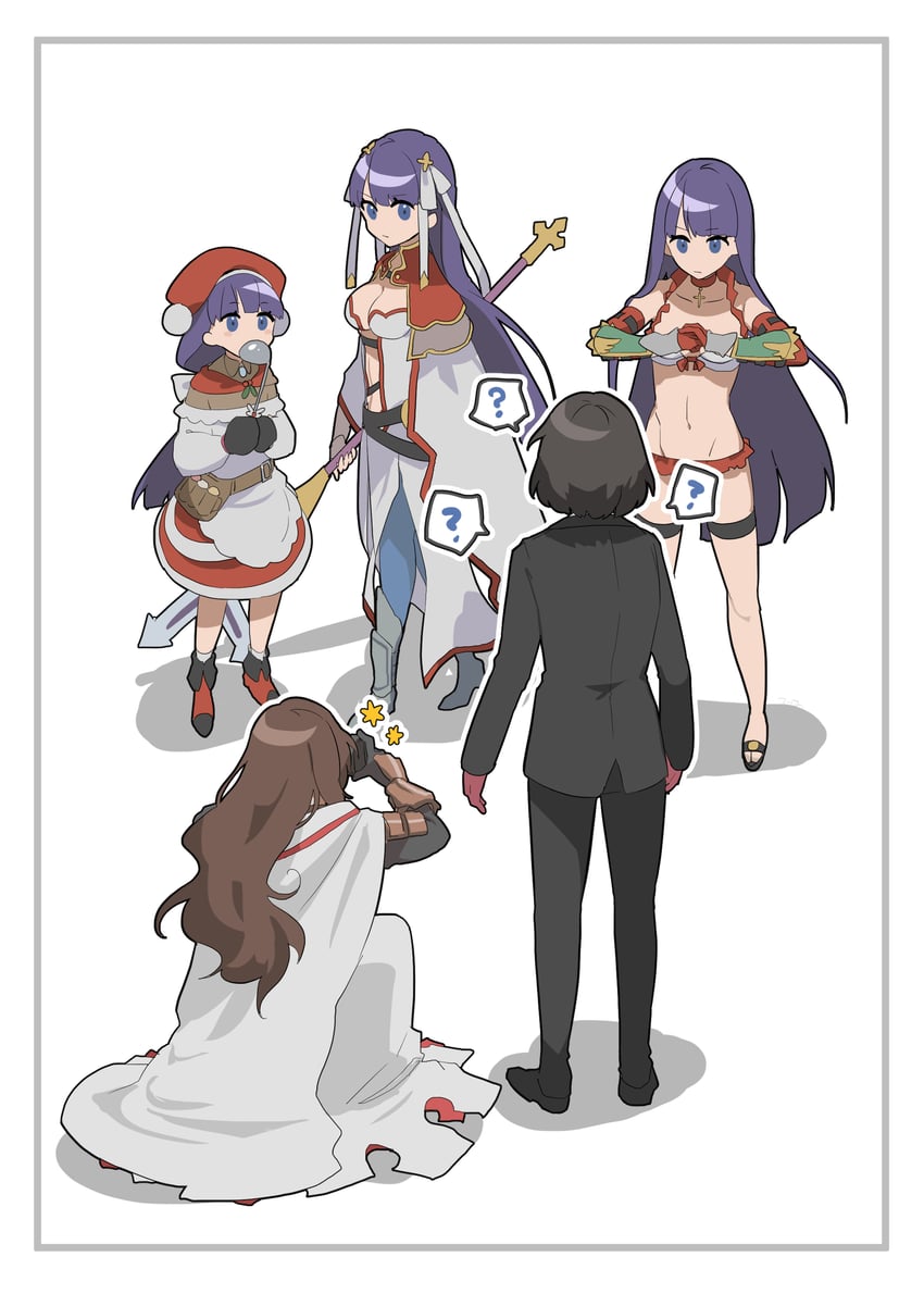 martha, constantine xi, and georgios (fate and 1 more) drawn by tia_(cocorosso)