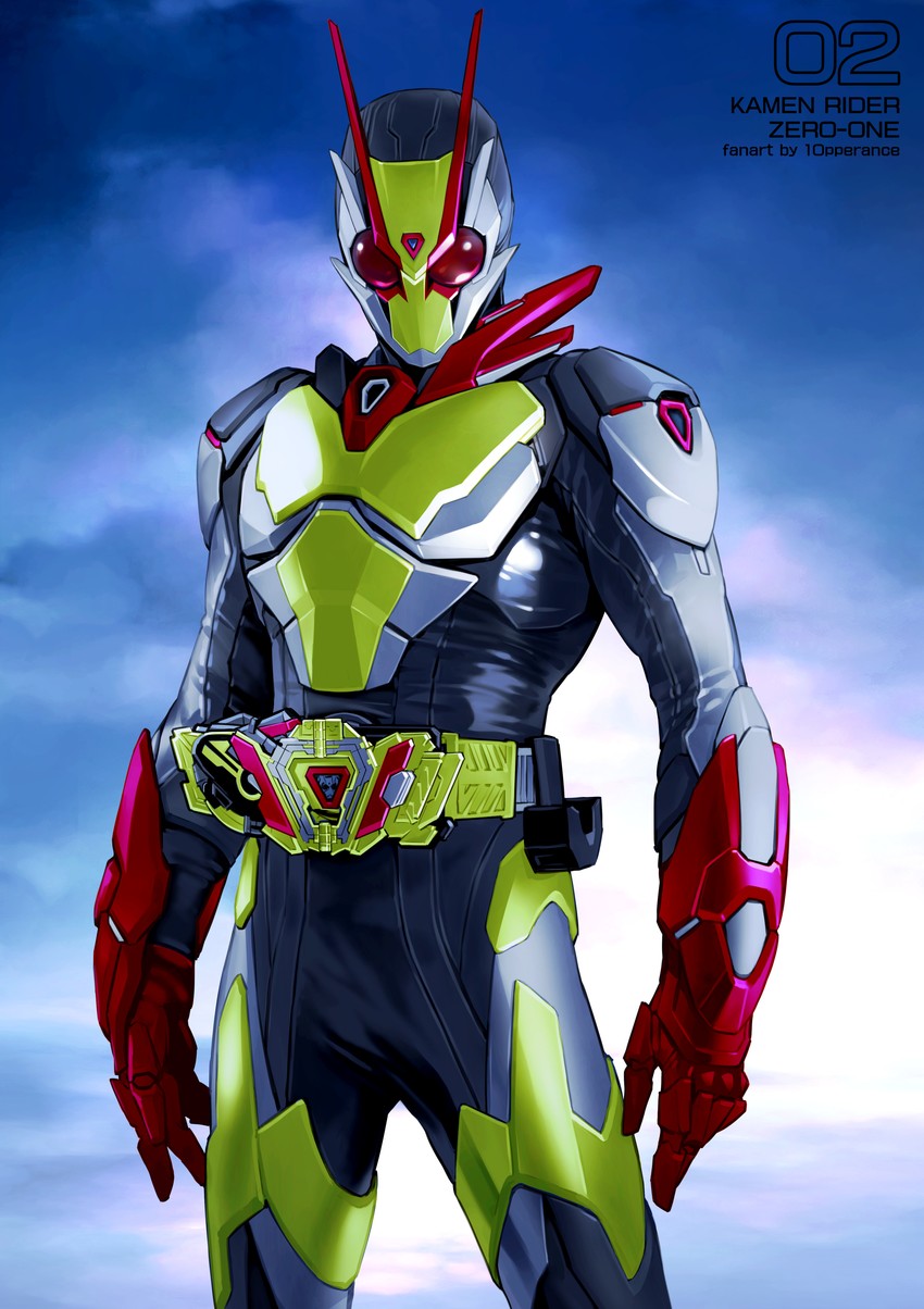 kamen rider zero-two (kamen rider and 1 more) drawn by parashima_tenko