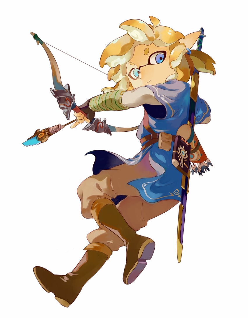 link (the legend of zelda and 2 more) drawn by ricmoo3