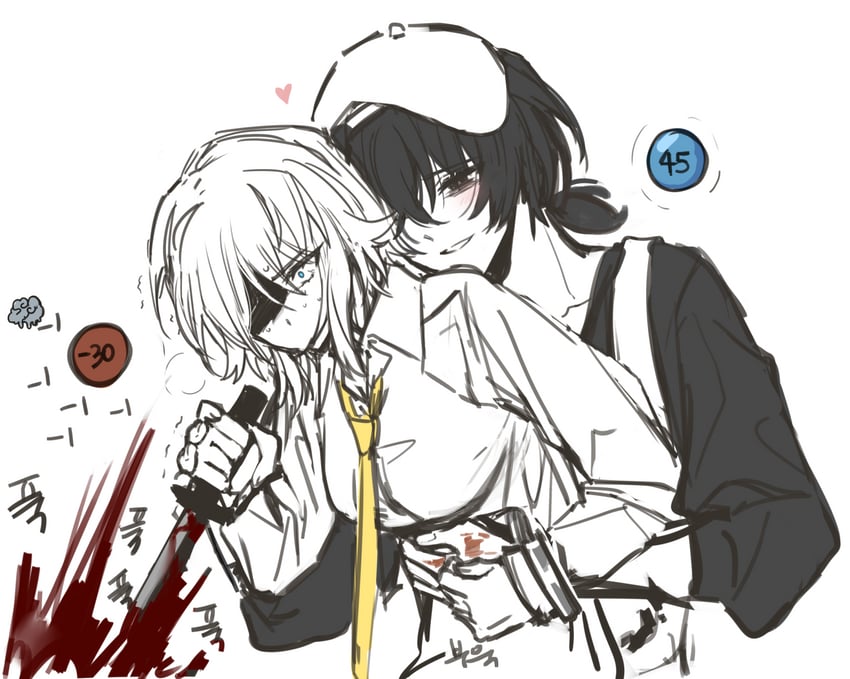faust and yi sang (project moon and 1 more) drawn by sp0i0ppp