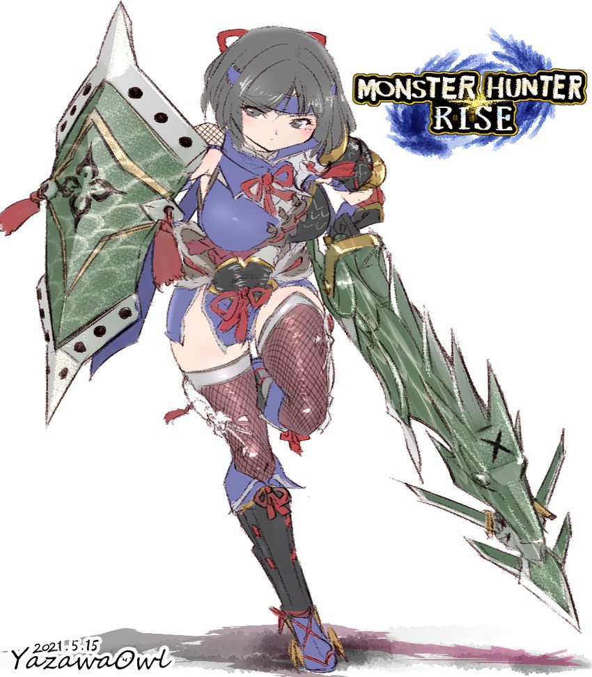 monster hunter (monster hunter and 1 more) drawn by yazawa_owl