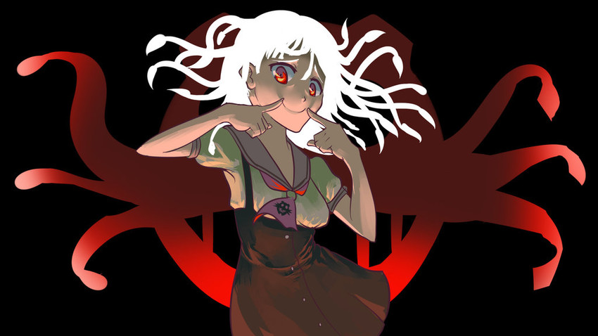 sengoku nadeko and dr. eggman (monogatari and 2 more) drawn by triple-q