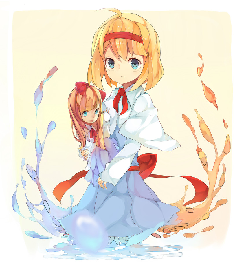 alice margatroid and shanghai doll (touhou) drawn by mioki_(gachisan)