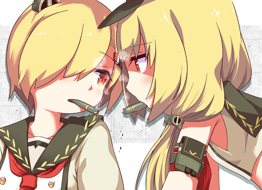 graf spee and admiral scheer (warship girls r) drawn by shirika