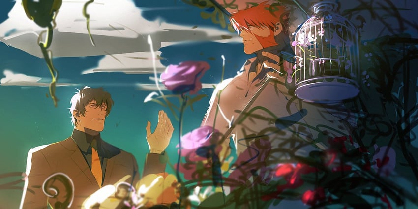 klaus von reinhertz and steven a. starphase (kekkai sensen) drawn by gochary1212