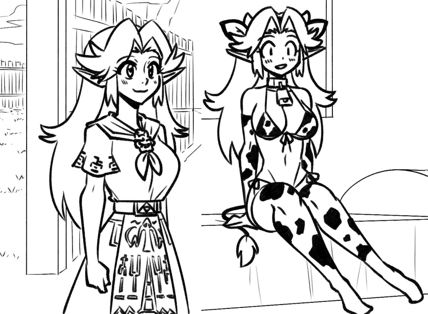 malon (the legend of zelda and 1 more) drawn by matsu-sensei