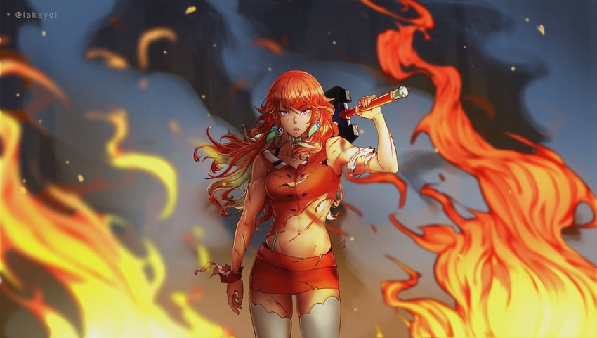 takanashi kiara (hololive and 1 more) drawn by iskaydi