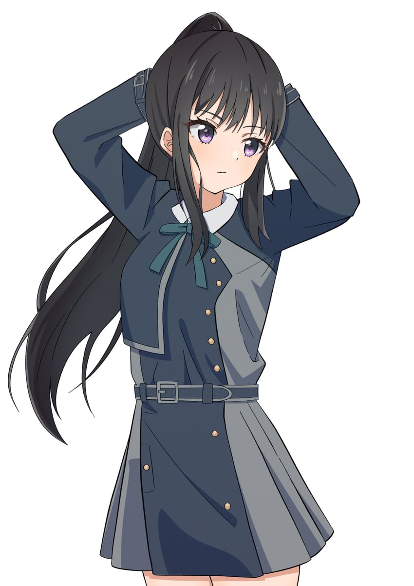 inoue takina (lycoris recoil) drawn by awaomi
