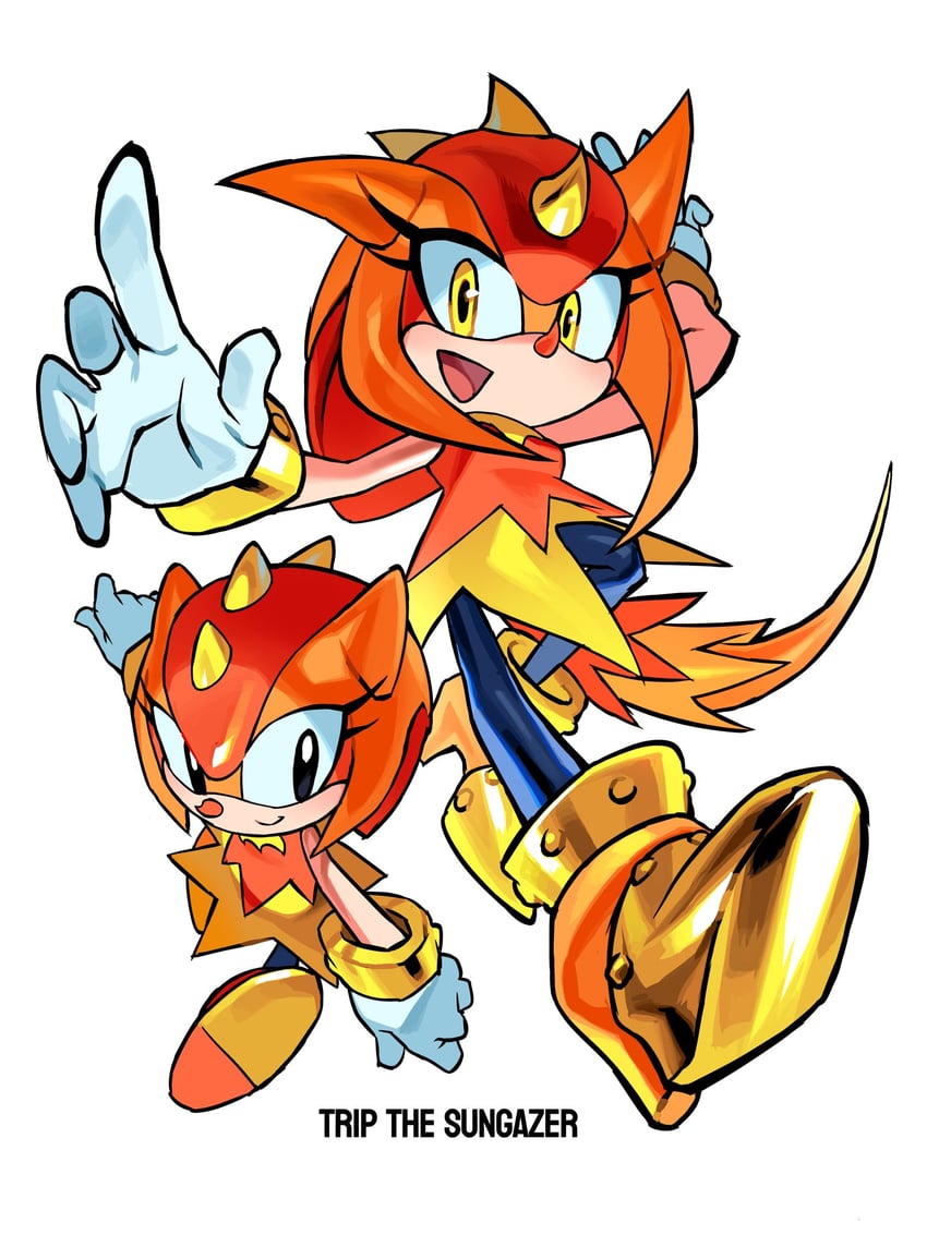 trip the sungazer (sonic and 2 more) drawn by tokiwa757