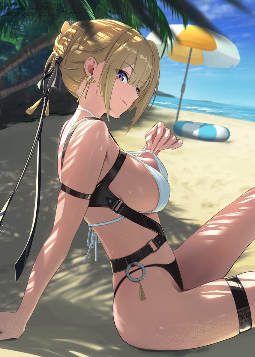 evelyn chevalier (zenless zone zero) drawn by torjun_111