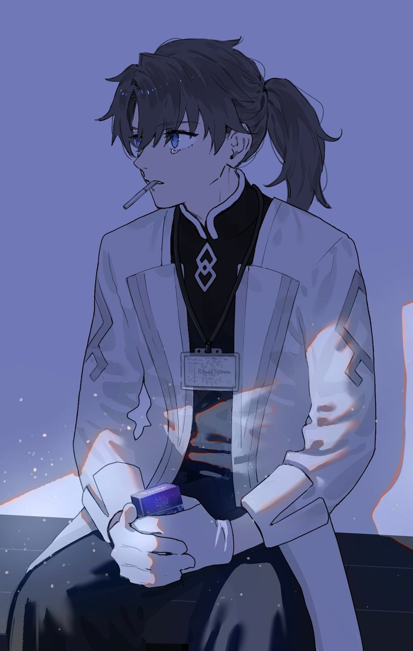 fujimaru ritsuka and romani archaman (fate and 1 more) drawn by nipi27