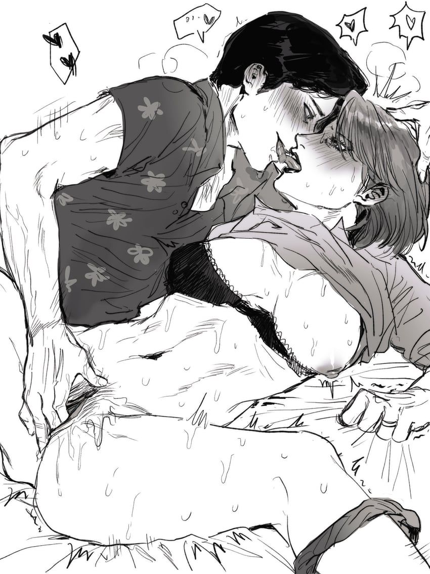 lois griffin and glenn quagmire (family guy) drawn by borderline7839