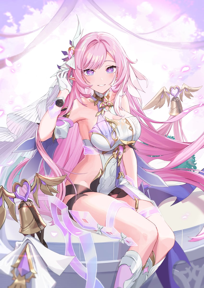 elysia (honkai and 1 more) drawn by yu-ri_(arium047)