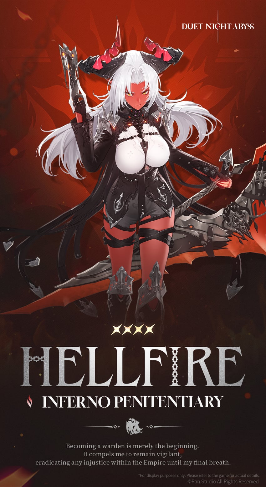 hellfire (duet night abyss) drawn by yonesdraws