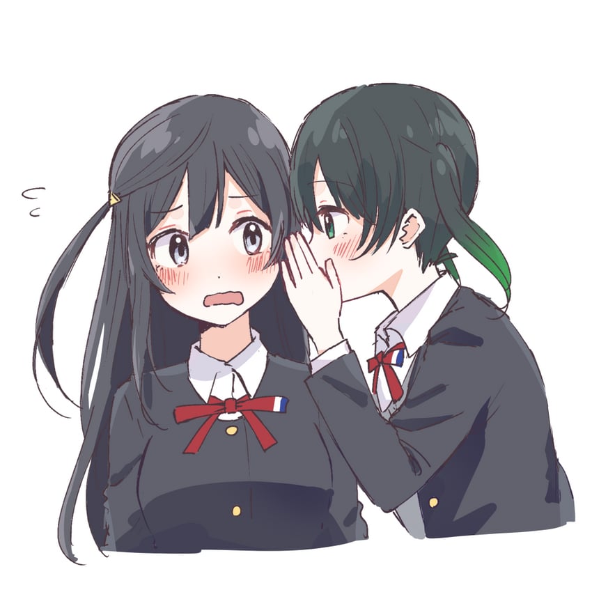 yuki setsuna and takasaki yu (love live! and 1 more) drawn by watanabe_nako