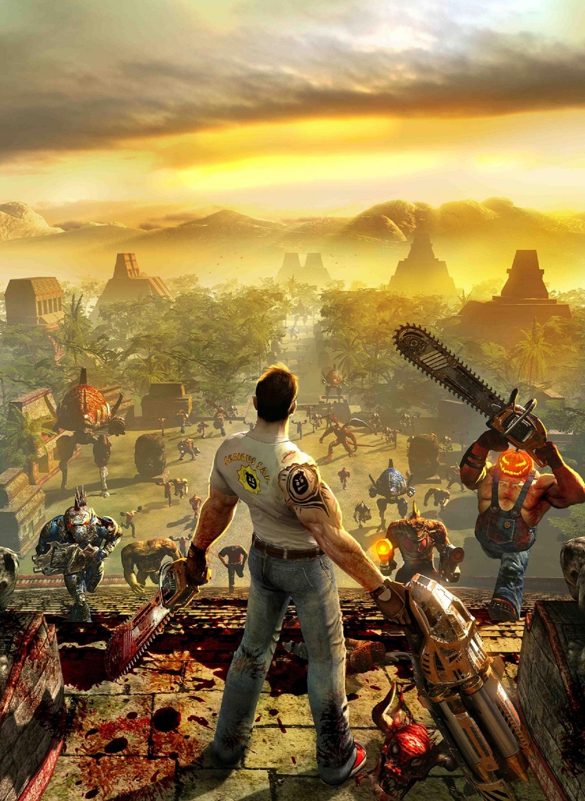 sam stone, beheaded kamikaze, kleer skeleton, gnaar, cucurbito the pumpkin, and 4 more (serious sam and 1 more)