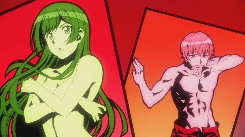 hibiki otonashi and tomoki iwahashi (tsuki ga michibiku isekai douchuu)