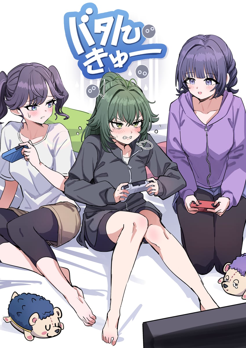 tsukimura temari, hataya misuzu, and kaya rinha (idolmaster and 1 more) drawn by pizzasi