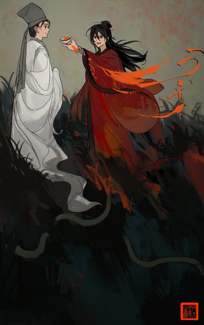 li huowang and zhuge yuan (dao gui yi xian) drawn by tobehappyandfree