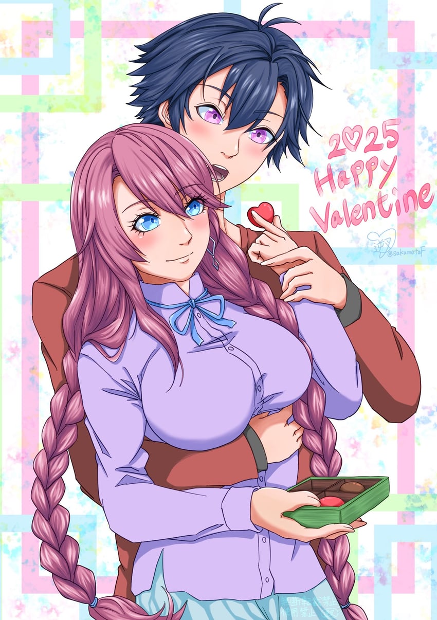 rean schwarzer and emma millstein (eiyuu densetsu and 1 more) drawn by sakamata_kiseki