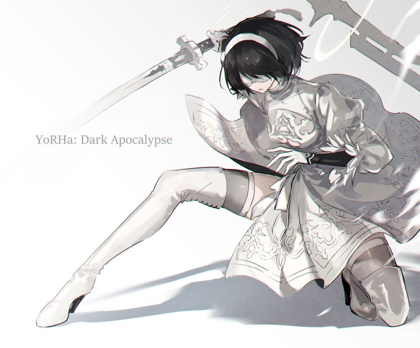 2p (final fantasy and 5 more) drawn by amaichi_esora