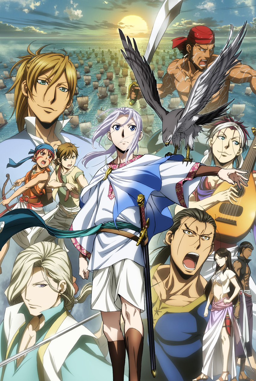 arslan, falangies, daryoon, narsus, alfreed, and 2 more (arslan senki)