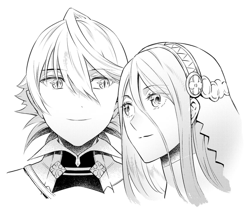 azura and male corrin (fire emblem and 1 more) drawn by amao_miyuki