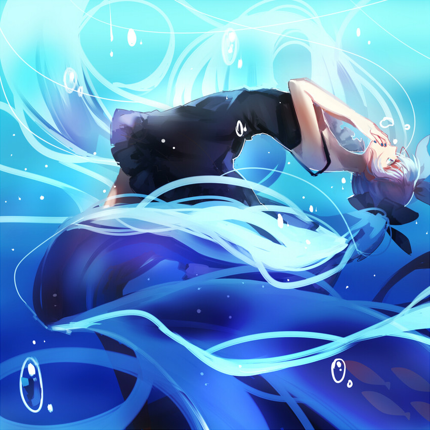 hatsune miku (vocaloid and 1 more) drawn by hanaka