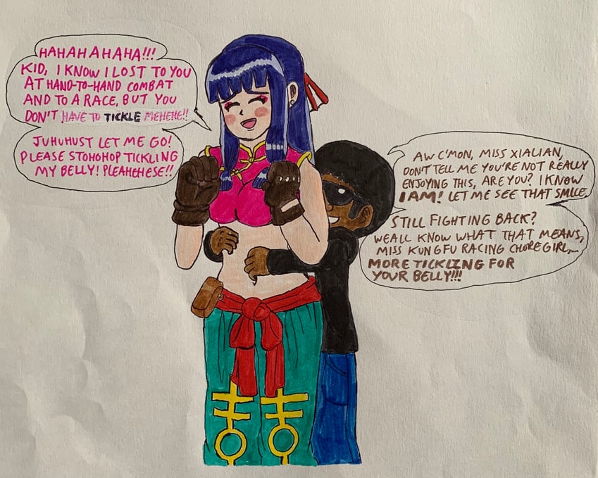 jing xia lian (appare-ranman!) drawn by mysteryart901