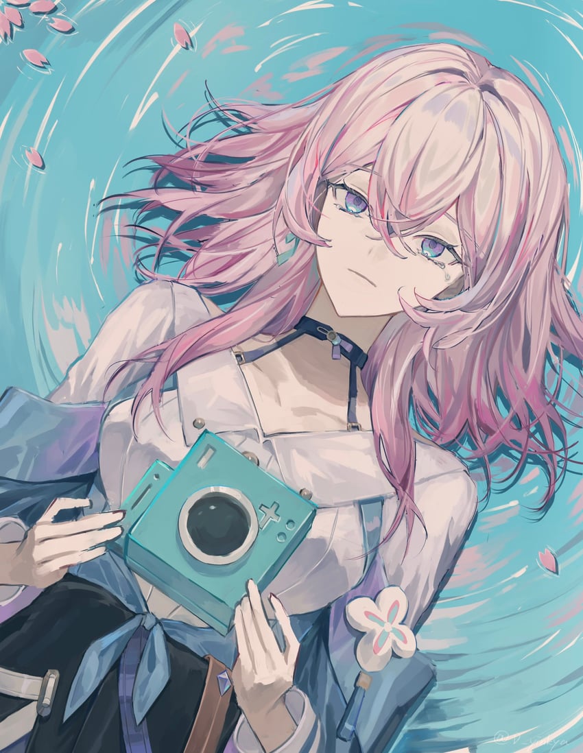 march 7th (honkai and 1 more) drawn by d_yinkya