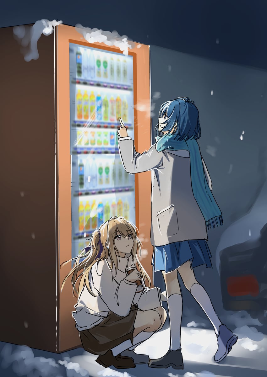 miyagi shiori and sendai hazuki (shuuniichido classmate wo kau hanashi) drawn by kl.star