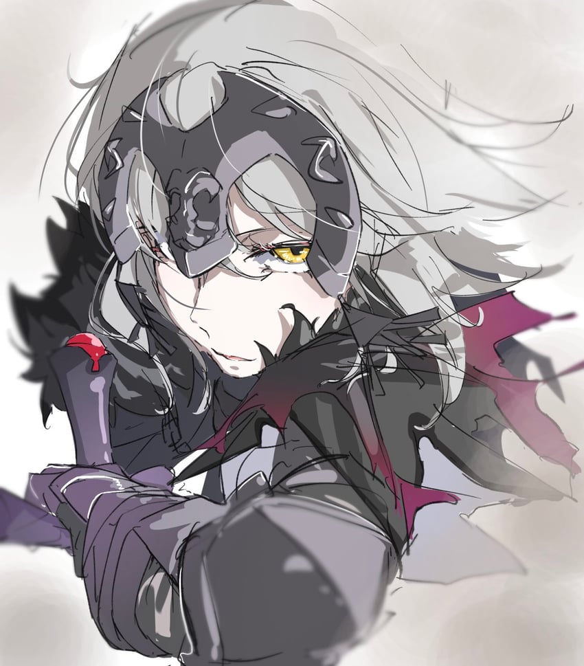 jeanne d'arc alter (fate and 1 more) drawn by ri_o_ne_su