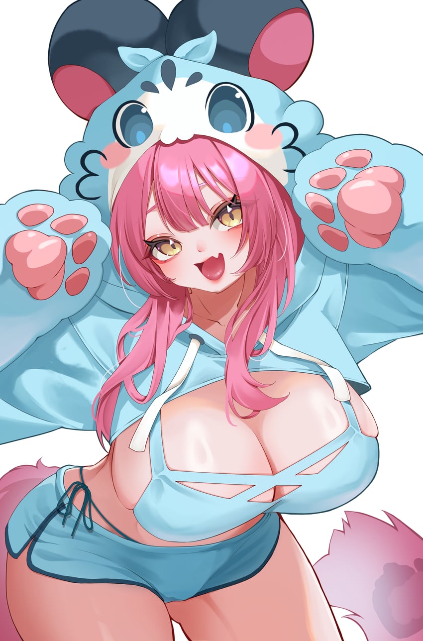 raora panthera and chattino (hololive and 1 more) drawn by kousyun