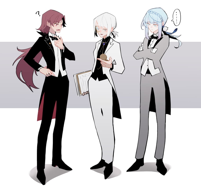 sakura kyoko, izumi kanagi, and kagami masara (mahou shoujo madoka magica and 1 more) drawn by die_(die0118)
