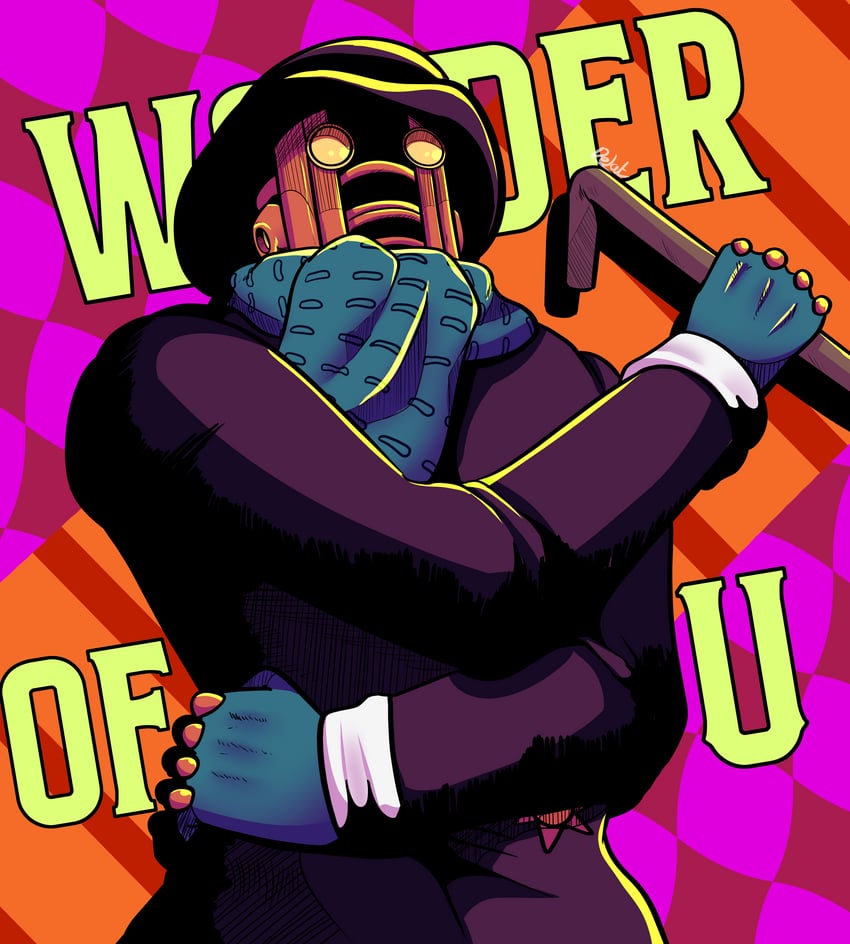 wonder of u (jojo no kimyou na bouken and 1 more) drawn by delatoid