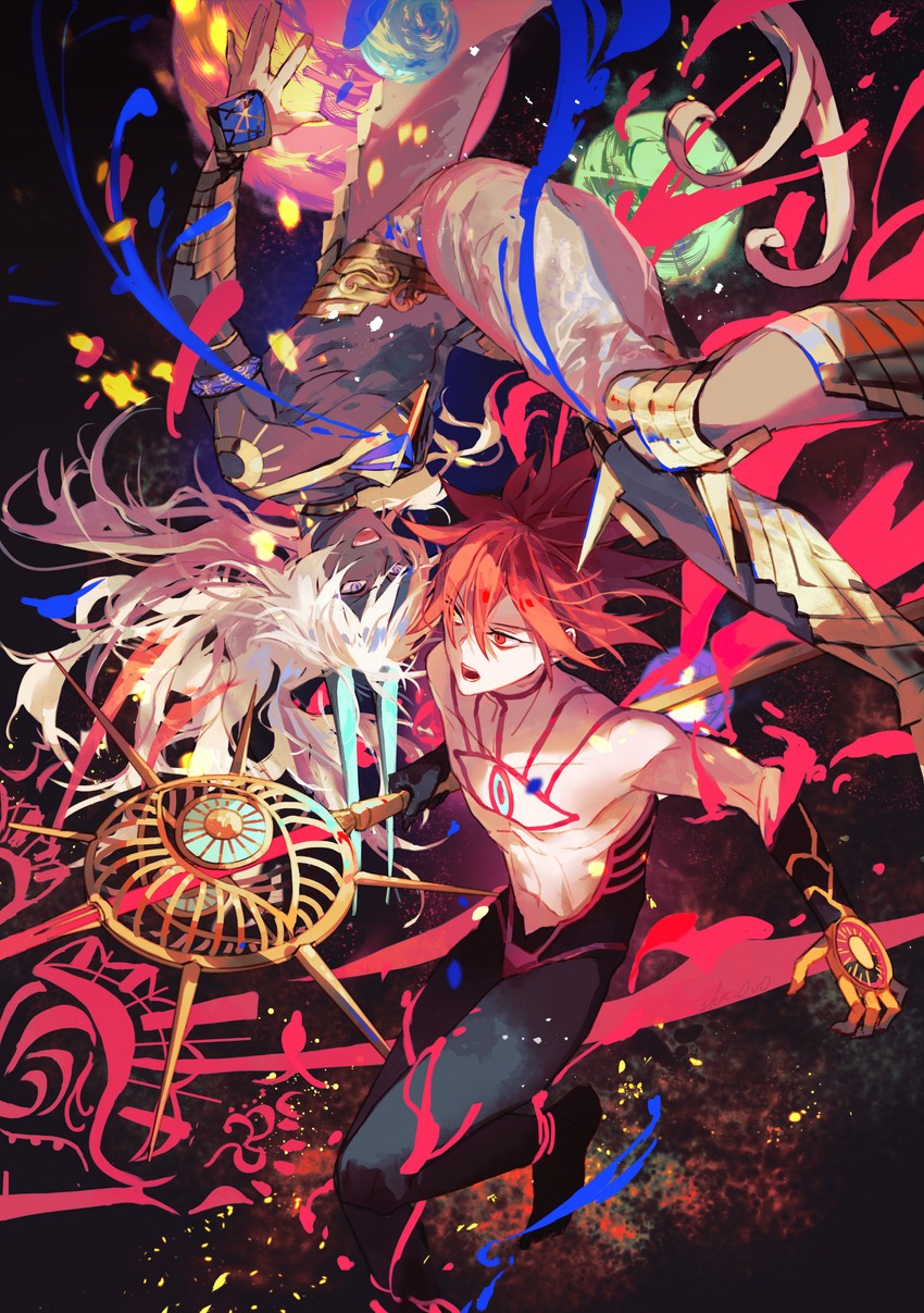 karna, arjuna, arjuna alter, and super karna (fate and 1 more) drawn by sakuramochi1003