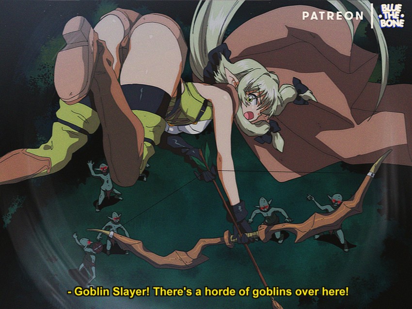 high elf archer (goblin slayer!) drawn by bluethebone