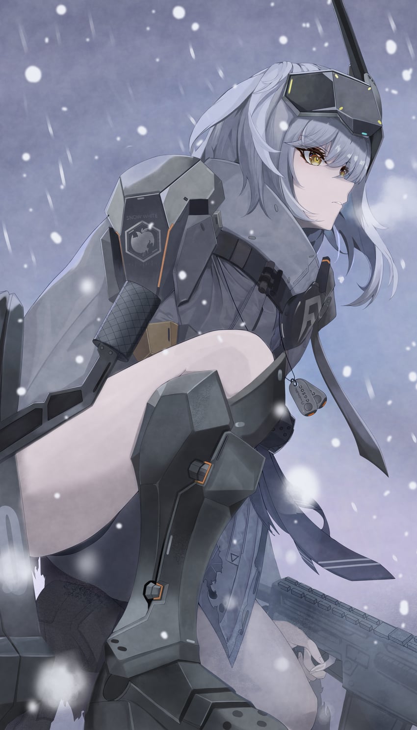 snow white (goddess of victory: nikke) drawn by pigu_56100