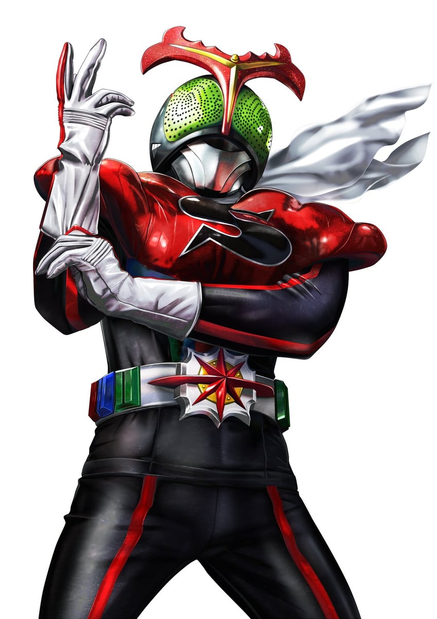 kamen rider stronger (kamen rider and 1 more) drawn by masukudo_(hamamoto_hikaru)