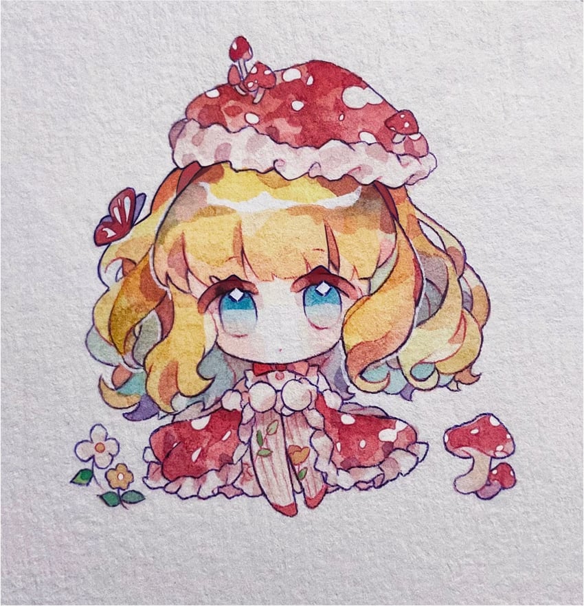 mushroom mirth (nikki and 1 more) drawn by ankh_222aaa